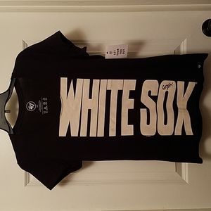 47 CHICAGO WHITE SOX BLACK IMPRINT SUPER RIVAL SHORT SLEEVE T SHIRT